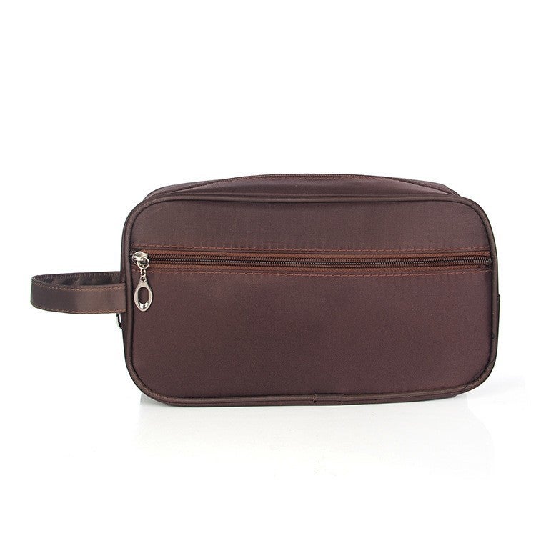 Large Capacity Mens Organizer Handbag 190D coffee 