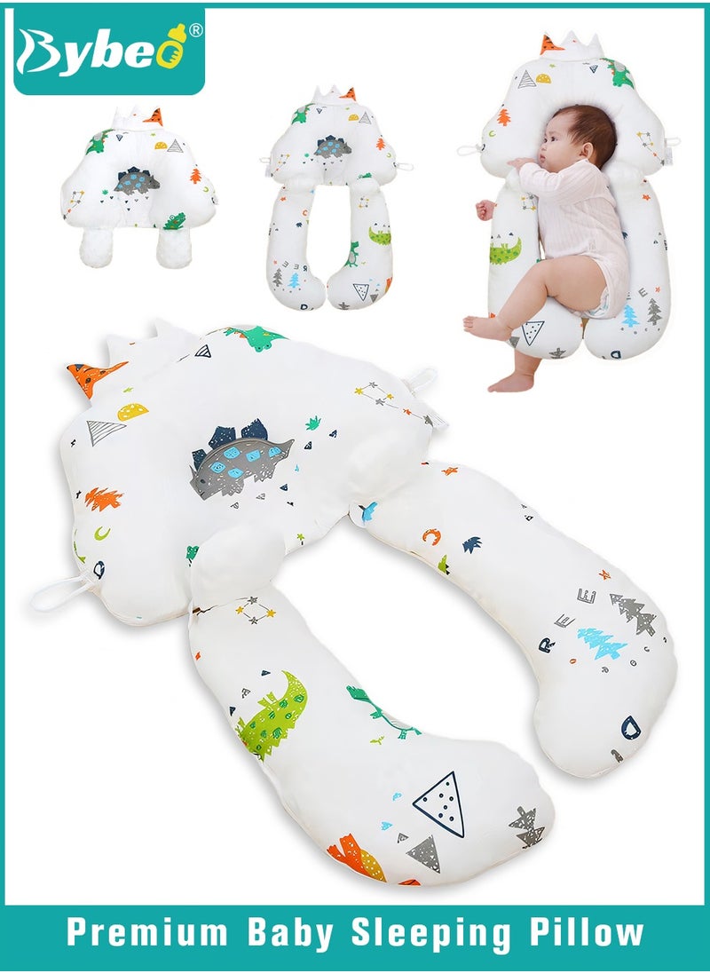 Bybeo Baby Nursing Pillow, Baby's Head Shaping Pillows, Infant Sleeping Pillow, Babies and Toddler Anti-Startle Bedding For Boys and Girls Kids Superhigh Quality  - Image 1