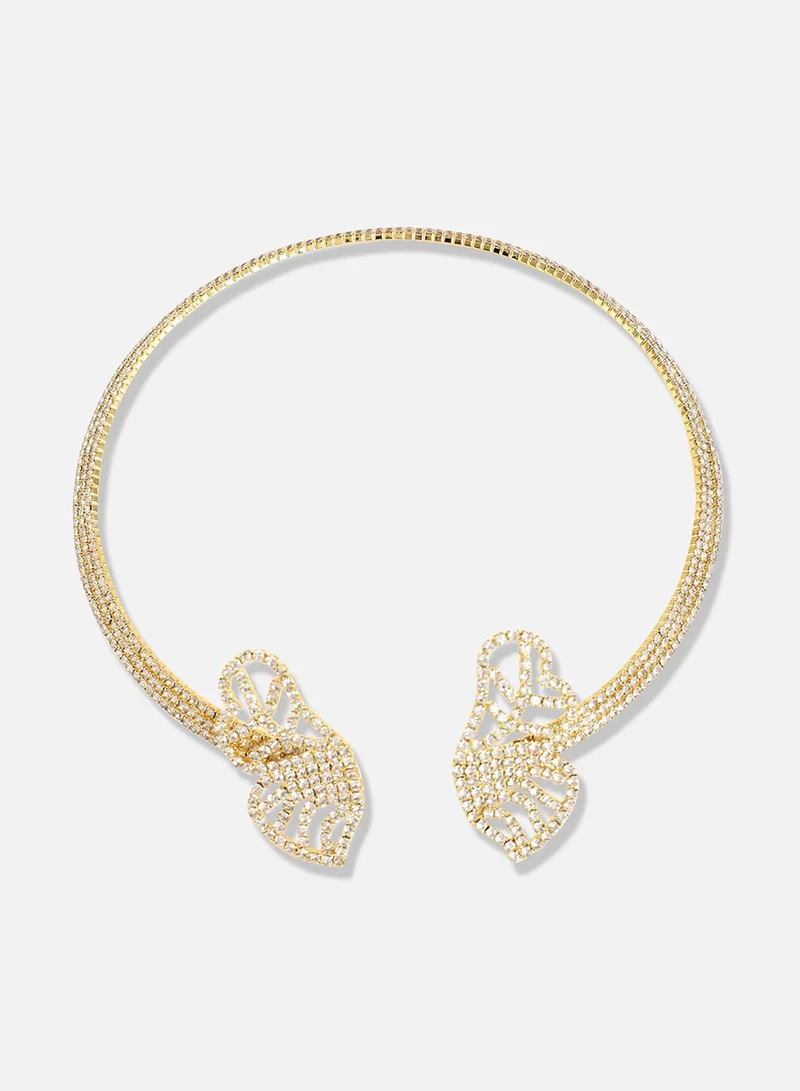 سوهي قلادة مصممة للحفلات مطلية بالذهب