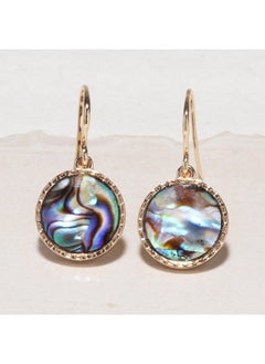 Boho Gold Colorful Abalone Shell Small Circle Dangle Drop Earrings For Women - pzsku/Z15F9C942EA56363B4142Z/45/_/1735214432/d4e55197-3ae7-4c54-b8d3-73d13efd71c6