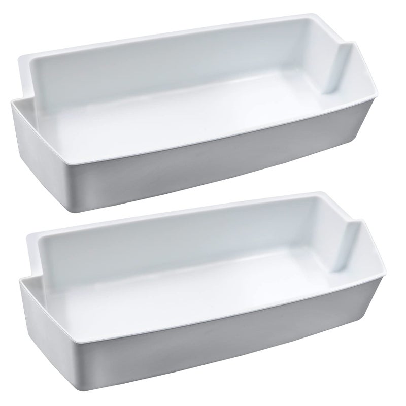 Monkemon 2187172 Door Shelf Bin for Whirlpool Kenmore Amana Frigidaire Fridges Roper Estate Replace WP2187172, AP6006028, 2187194K, PS11739091 AP3853103, AP3853103, PS328468, PS986890, 3046299ï¼ˆ2 Packï¼‰ - Image 1