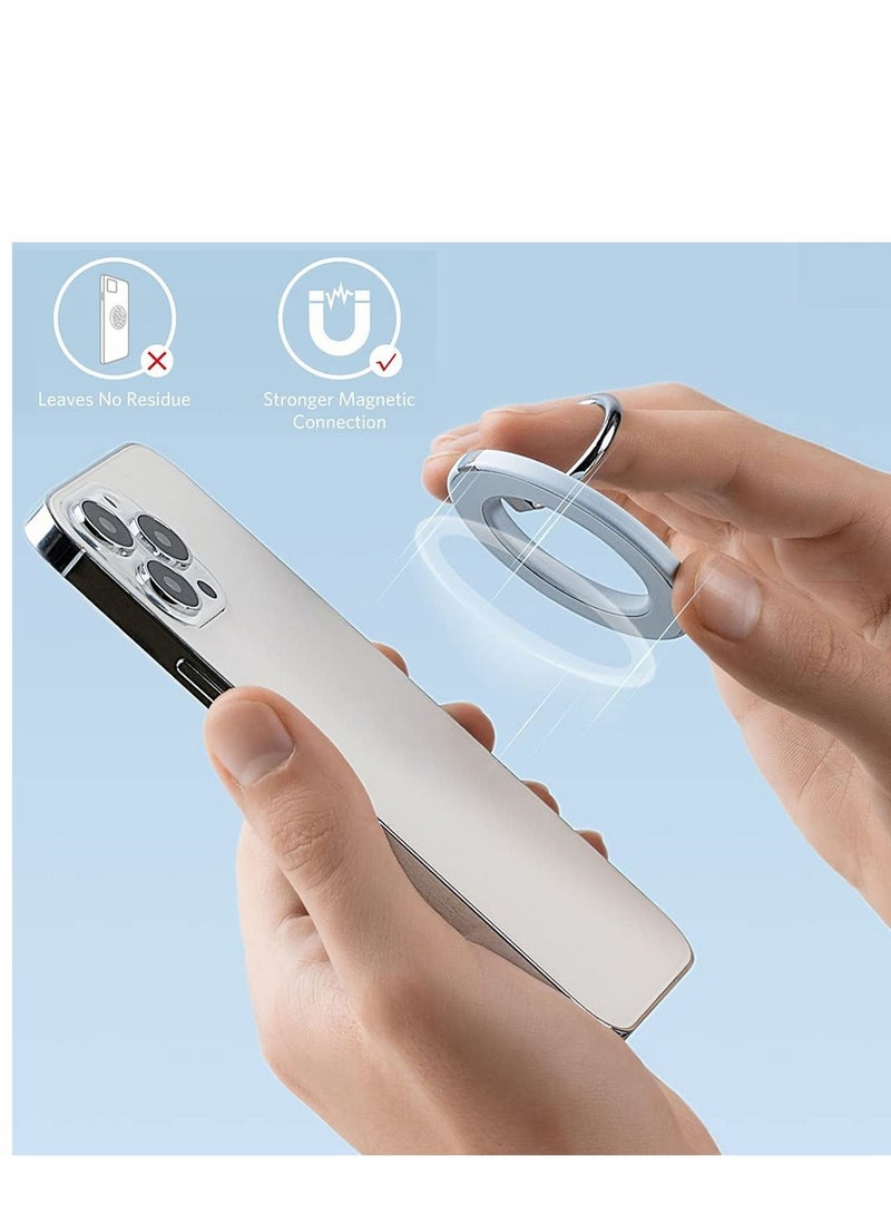 Captaintech Magnetic Phone Grip , Ring Holder, Adjustable Kickstand Designed For iPhone 14 13/ 13 Mini / Pro/ Pro Max, 12 Max - Image 5