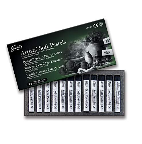 Mungyo Soft Pastel For Artists - 12 Charcoal Colors - Image 2
