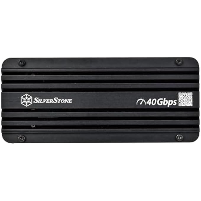 SilverStone حاوية SSD NVME USB4 SST-MS12B-40G مع تبريد نشط - Image 2