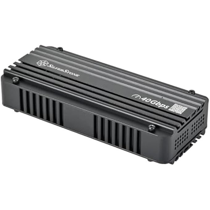 SilverStone حاوية SSD NVME USB4 SST-MS12B-40G مع تبريد نشط - Image 3