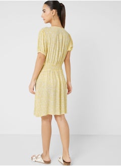 Cotton On Pleated V-Neck Dress  - Image 2