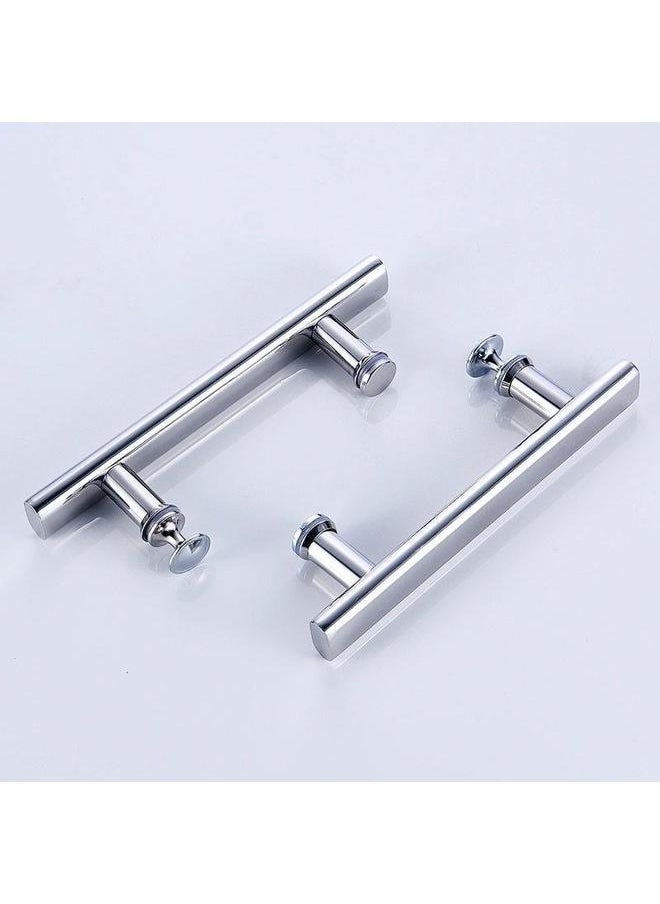 yongsheng 2pcs Sliding Door Handle Stainless Steel Brushed Door Handle for Furniture Shower Cabin Accessories Hardware Heavy Duty Handles for Home Decoration  - Image 1