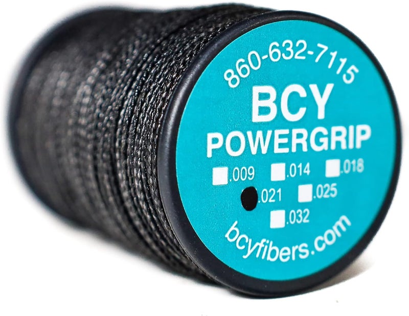 BCY Black Powergrip Archery Bow String Serving .018 - Image 1