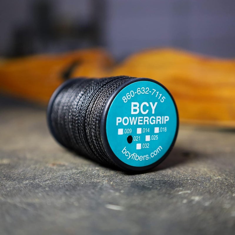 BCY Black Powergrip Archery Bow String Serving .018 - Image 3