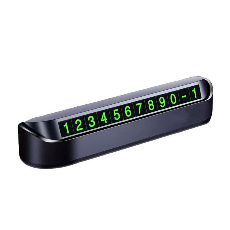 GAMAHA Car Parking Phone Number Telephone Number Plate, Cars Dashboard Hidden Phone Number Plate, Car Parking Number - Image 1