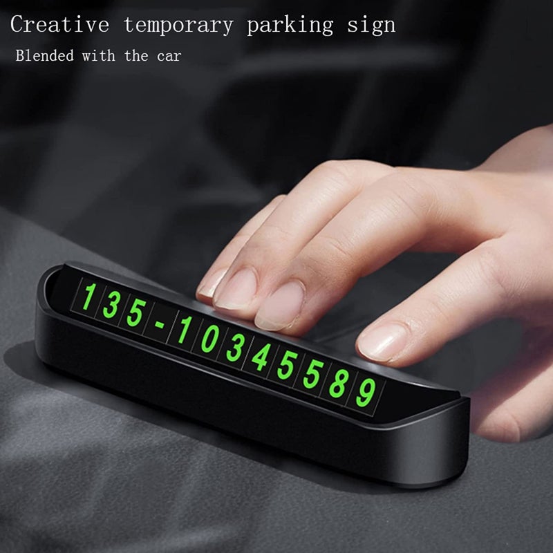 GAMAHA Car Parking Phone Number Telephone Number Plate, Cars Dashboard Hidden Phone Number Plate, Car Parking Number - Image 3