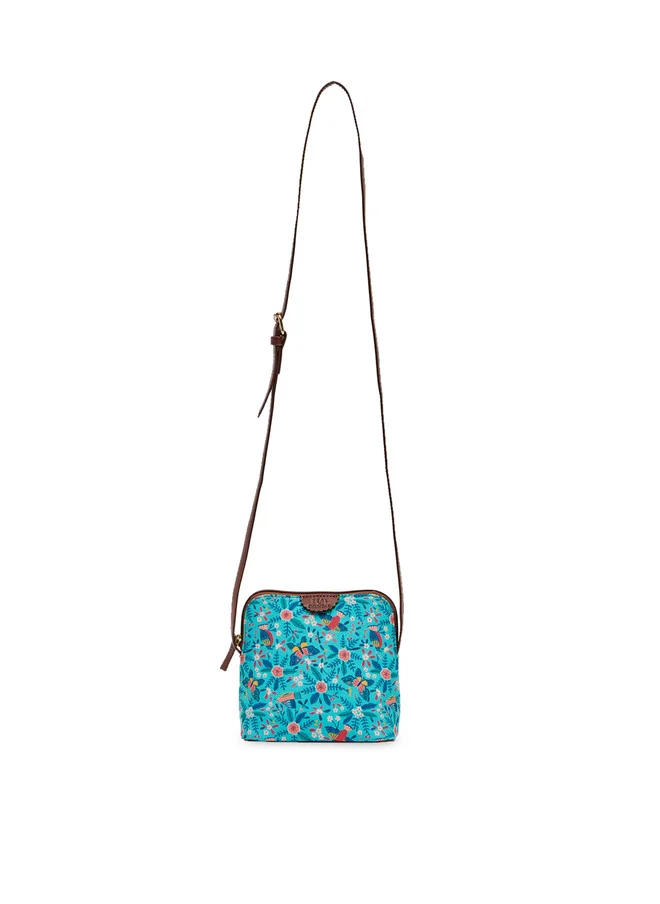 Chumbak TealByChumbak Birds of Paradise Sling Bag