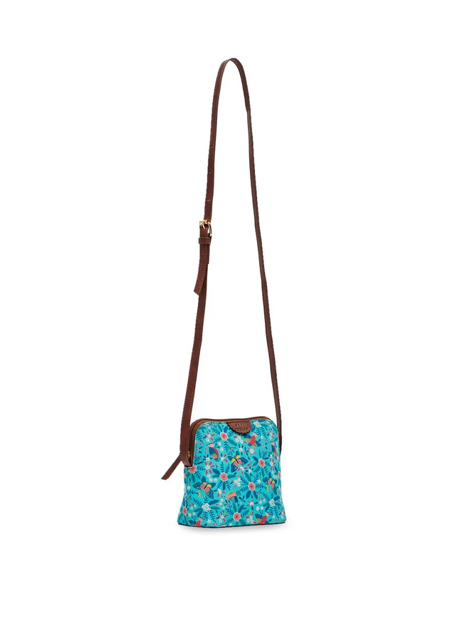 Chumbak TealByChumbak Birds of Paradise Sling Bag