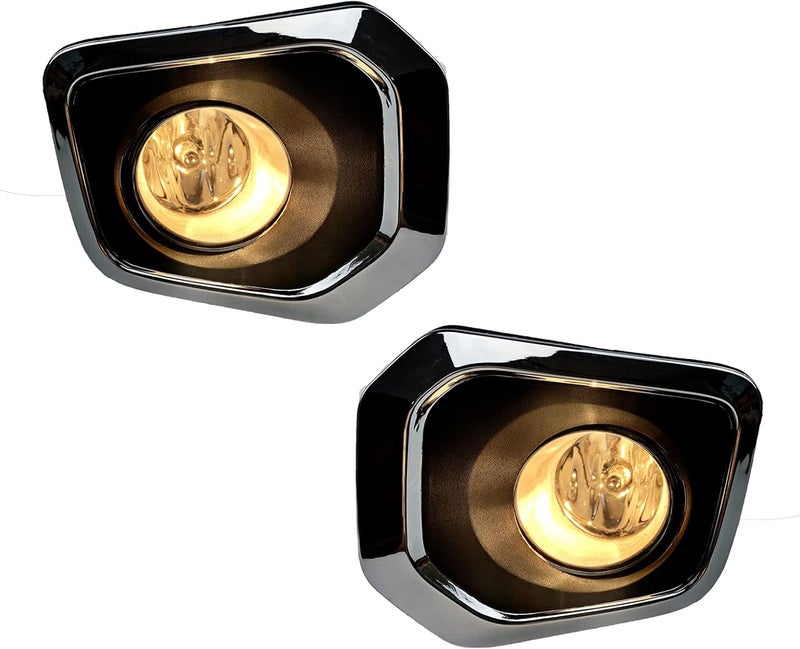 Boxlight Fog Lights for Toyota Tacoma 2016-2020 with H11 55W Halogen Bulbs - Chrome Bezel - Image 3