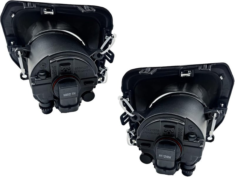 Boxlight Fog Lights for Toyota Tacoma 2016-2020 with H11 55W Halogen Bulbs - Chrome Bezel - Image 4