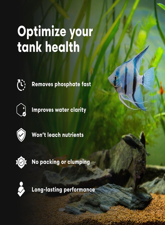 برايت ويل أكواتيكس وسائط برايتويل أكواتيكس إكستراكس فوس الكروية لإزالة سيليكات الفوسفات في أحواض الشعاب المرجانية المزروعة بالمياه العذبة، سريعة المفعول وعالية المسامية للتحكم في المغذيات، 3.2 كجم - Image 4