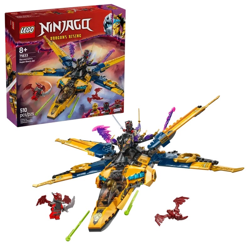 LEGO - Ninjago Ras and Arin's Super Storm Jet 510 Pieces - 71833 - Image 2