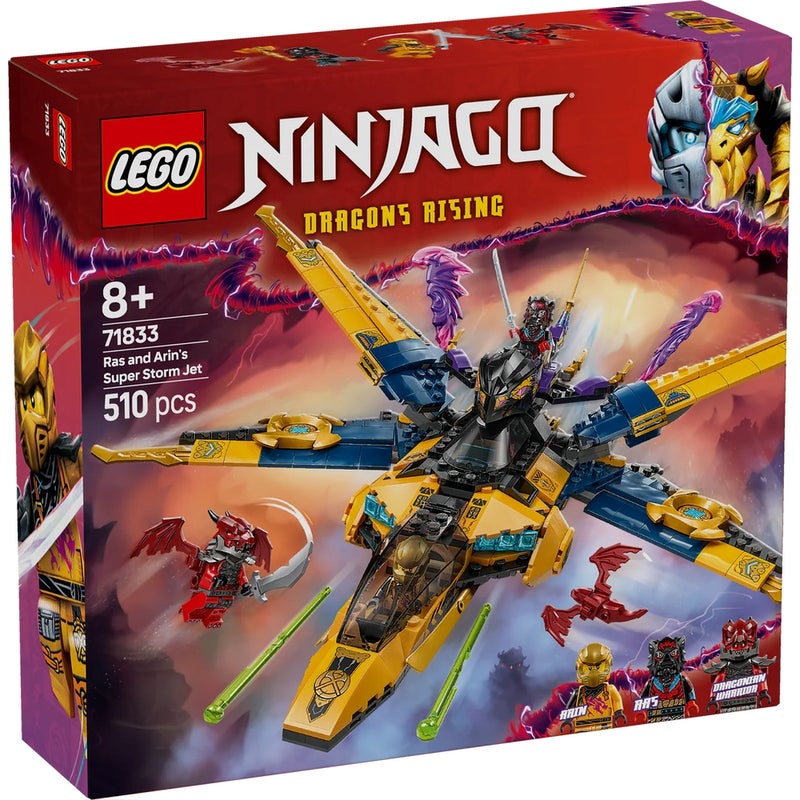 LEGO - Ninjago Ras and Arin's Super Storm Jet 510 Pieces - 71833 - Image 1