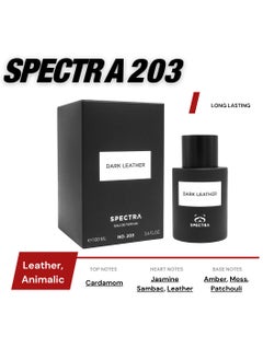 Spectra 203 Dark Leather Eau De Parfum Unisex Perfume – 100ml  - Image 5