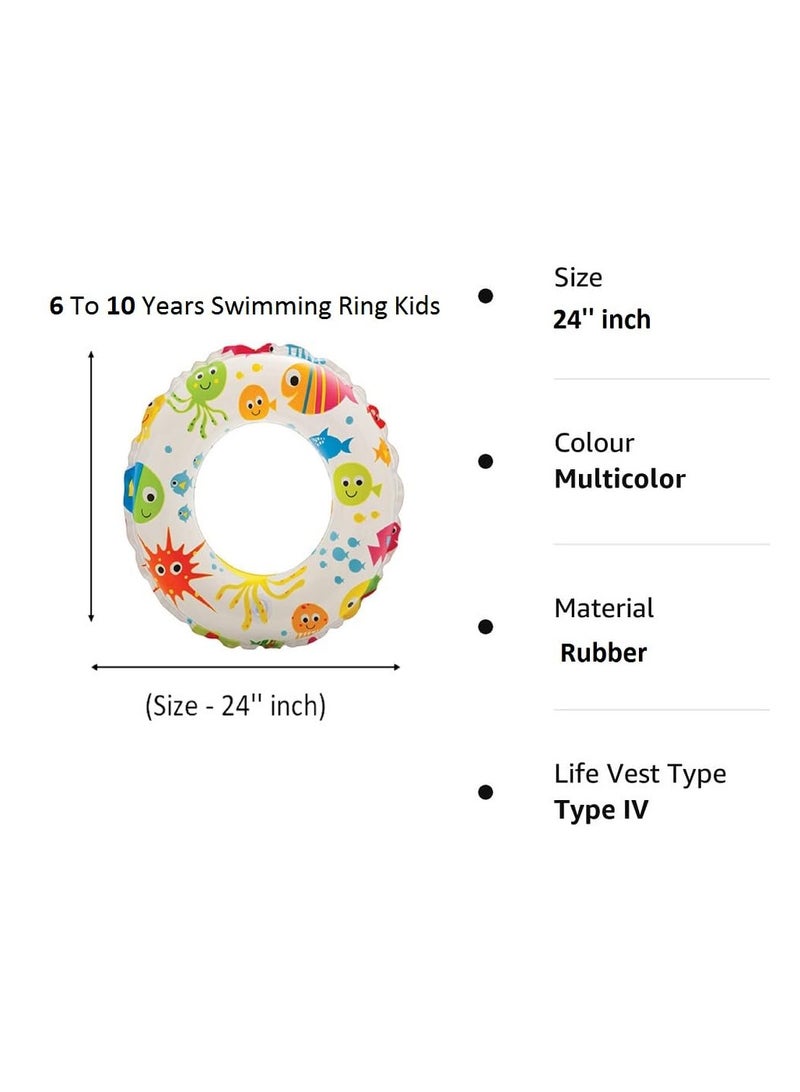 عوامة سباحة للأطفال من Intex – تصميم بحري ملون   أضف المرح لأوقات السباحة مع هذه العوامة الرائعة من Intex، المصممة برسومات بحرية جذابة تناسب الأطفال من عمر 3 إلى 6 سنوات.   مصنوعة من مواد آمنة ومتينة، وتساعد على تعزيز ثقة الطفل في الماء أثناء اللعب.   مثالية لبرك السباحة والمصايف! - Image 2