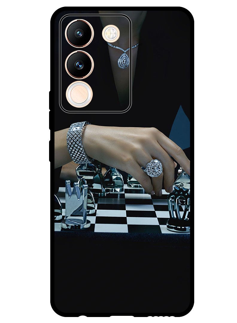 Theodor Protective Case Anti Scratch Shock Proof Bumper Cover For Vivo Y200 Chess 1 - Image 1