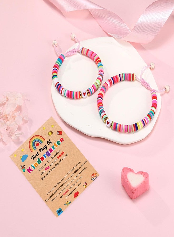 UPROMI First Day of Kindergarten Bracelet Gift Mommy and Me, Back to School Gifts Stuff Essentials First Day of School Bracelet Mom Mother Daughter - Image 5