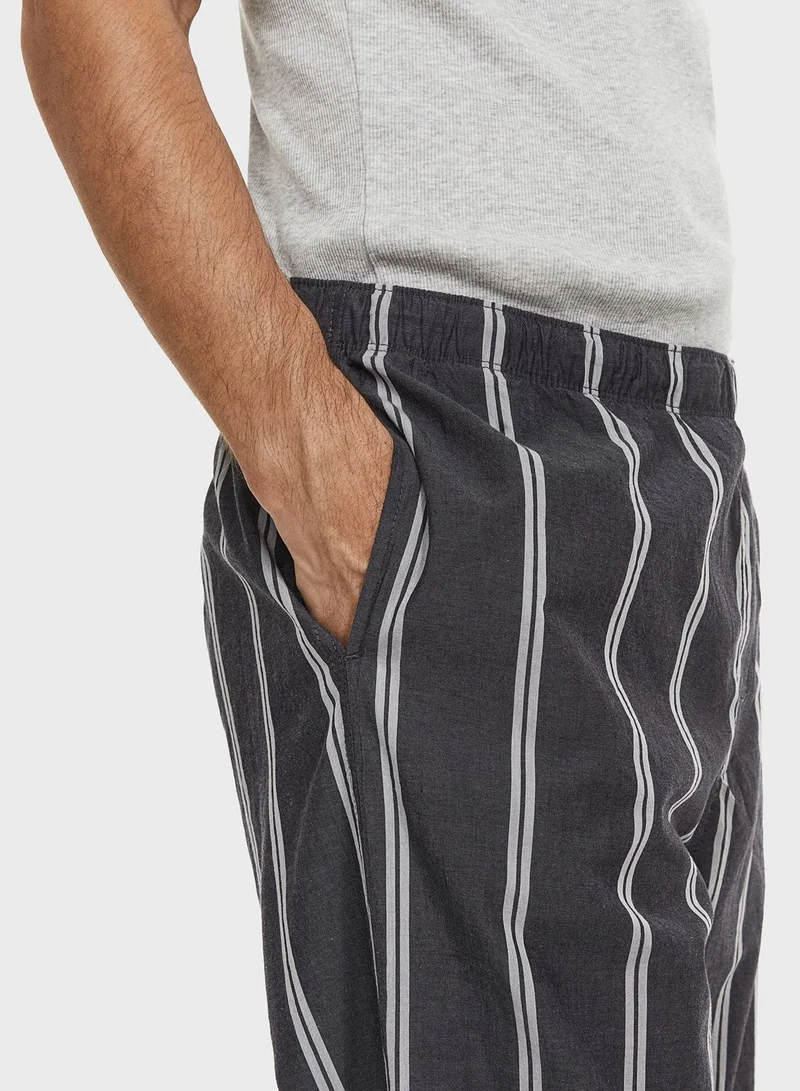 H&M 2 Pack Checked Pyjama Pants