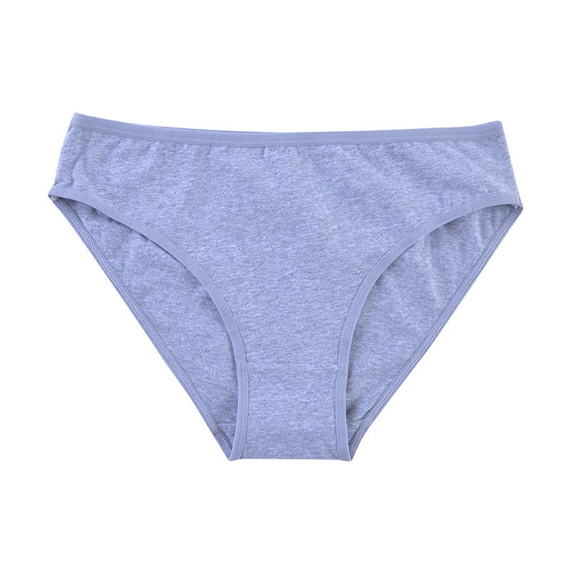 Cotton Mid-Waist Briefs for Women red - Image 4