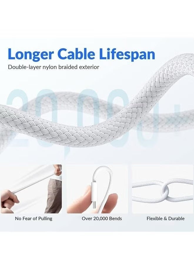 iPhone Charger Cable 2M[MFi Certified] USB C to Lightning Cable Fast Charging Power Delivery PD 20W iPhone Charging Cable for iPhone 14/14 Pro/14 Plus/14 Pro Max, iPad Pro, iPhone 8-13 All Series - Image 3