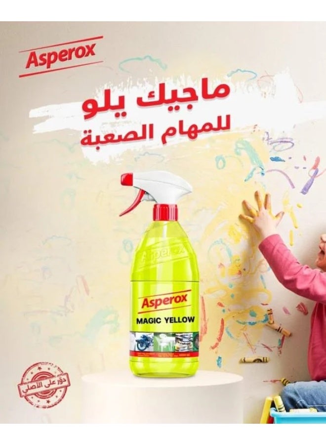 Asperox Grease Cleaner Spray For Surfaces Magic Yellow 1000 ml - Image 4