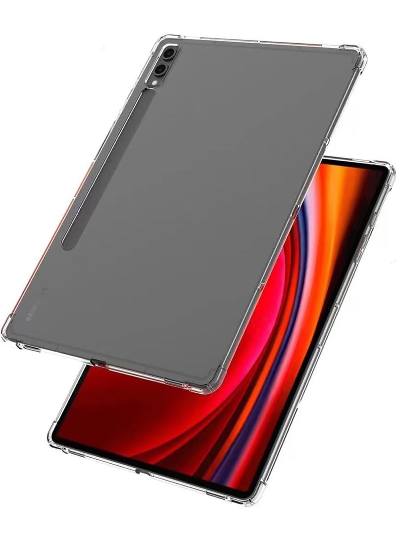 Captaintech for Samsung Galaxy Tab S9 Plus 12.4 inch Tablet (2023 Release) (Model: SM-X810/SM-X816B/SM-X818U) 【4 Corner Protection】 Transparent Soft Flexible TPU Back Shockproof Bumper Cover - Image 3