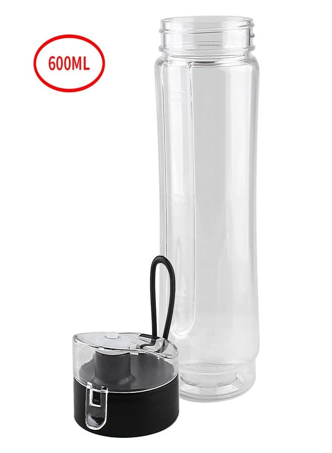 Veterger Replacement Parts 2 pack 20oz Sports Bottle with Spill-Proof Lid,Compatible with Oster MyBlend Plus Personal Blender - Image 4