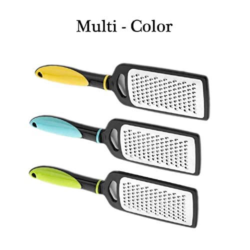 MOBDESK Lemon Zester & Cheese Grater - Cheese, Lemon, Ginger, Garlic, Vegetables, Fruits - Stainless Steel Protective Cover, Dishwasher Safe -27" cm (Multi Colour) (O-9658) - Image 5