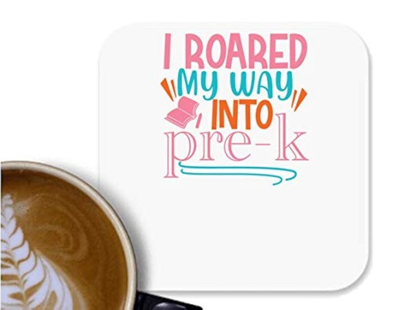 UDNAG MDF Tea Coffee Coaster for Office Home [90 x 90mm] - Image 1