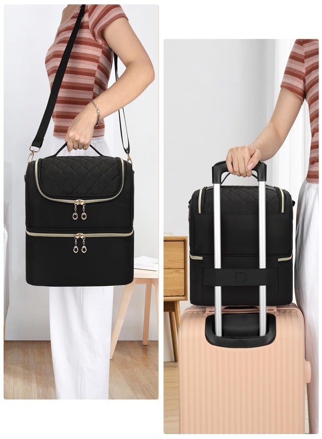 CUBETASTIC Nail Polish Organizer, Portable Nail Polish Storage Case Holds 45 Bottles Nail Polish & Nail Lamp, Travel Nail Supplies Organizer for Nail Tech Kit & Manicure Tools - Image 5