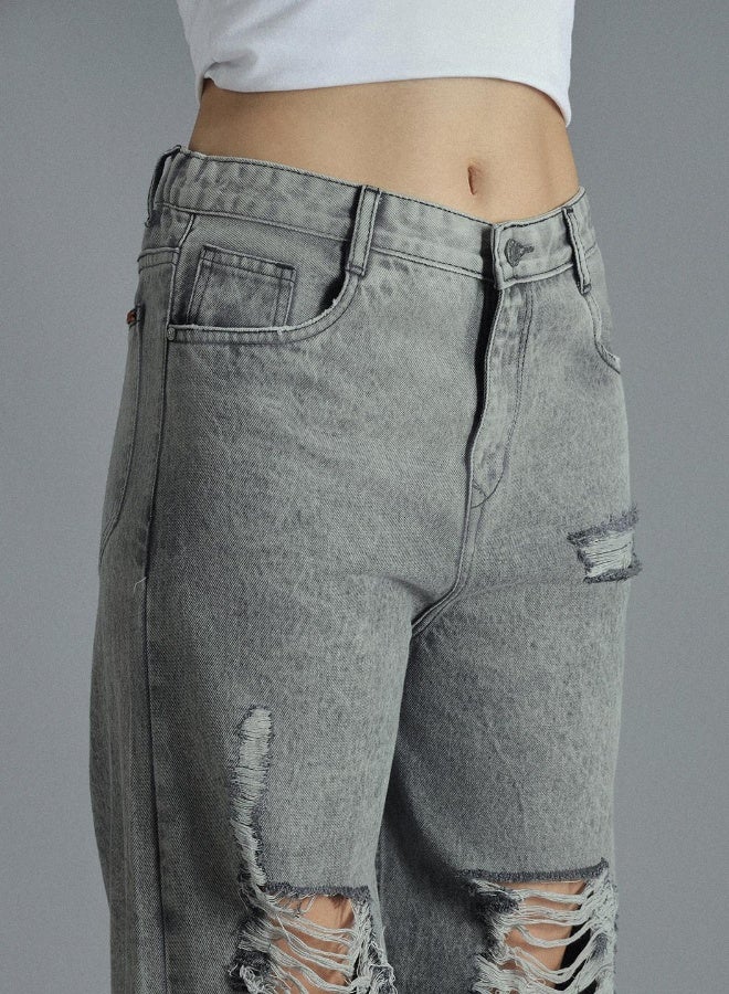 HIGH STAR Women's Black Jeans - Baggy Style for a Retro Look - Image 3