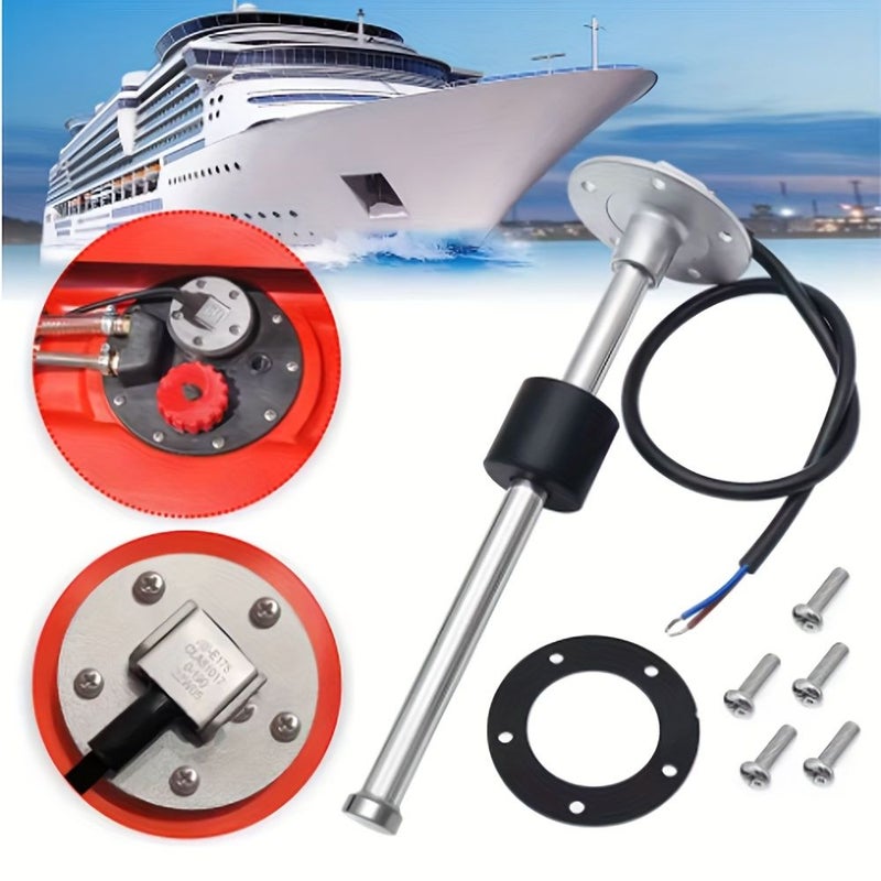 Stainless Steel 330mm Fuel Level Sensor Marine Automotive Low Warning - Image 1