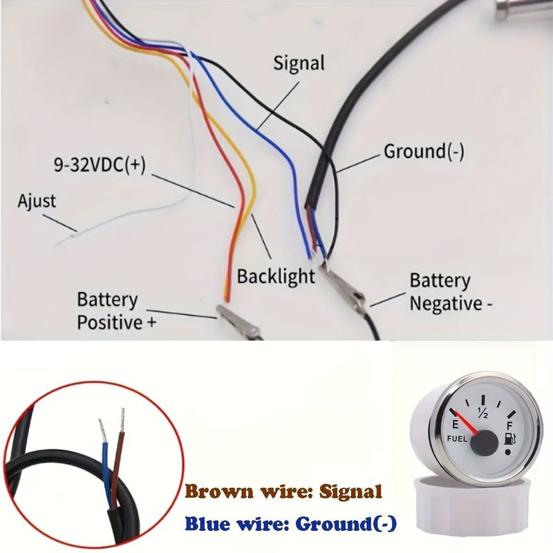 Stainless Steel 330mm Fuel Level Sensor Marine Automotive Low Warning - Image 2
