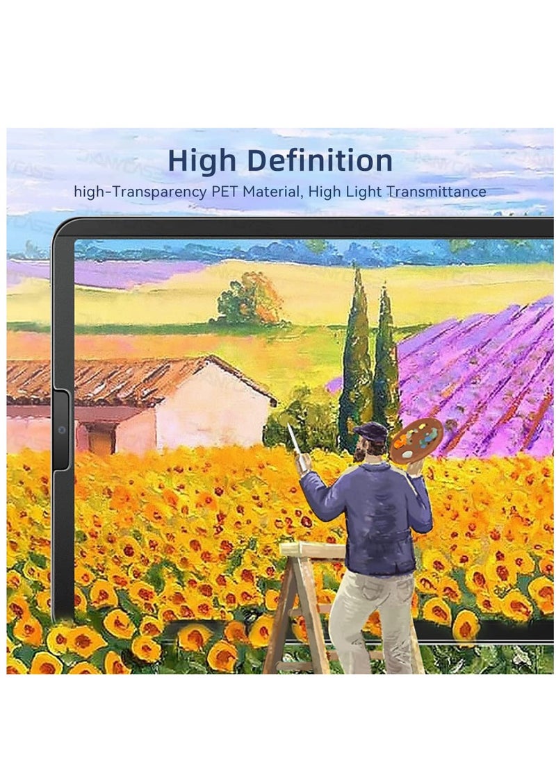 DUSALA - Detachable Magnetic Like Paper Screen Protector for iPad Pro 12.9 Generation (2018/2020/2019) Pencil Feel Washable Removable Reusable Paper Film Screen Protector - Image 1