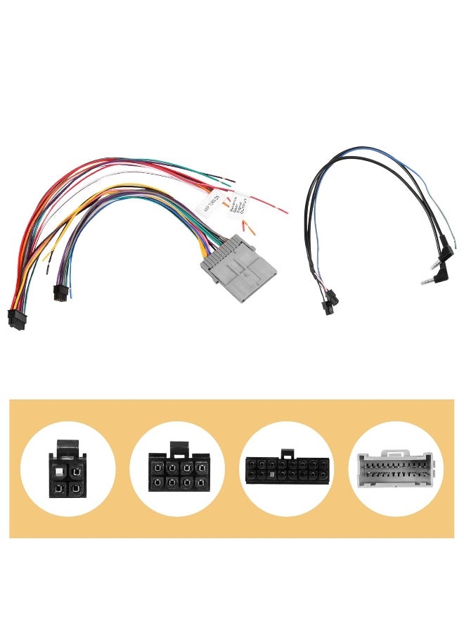 G Radio Wiring Harness Compatible with 2000-2013 Select GM Vehicles Amplified Systems Model Car Wire Harness Install in an Aftermarket Stereo - Image 3