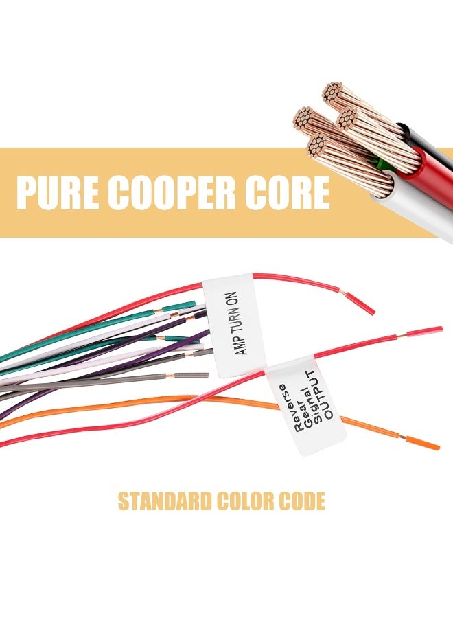 G Radio Wiring Harness Compatible with 2000-2013 Select GM Vehicles Amplified Systems Model Car Wire Harness Install in an Aftermarket Stereo - Image 5