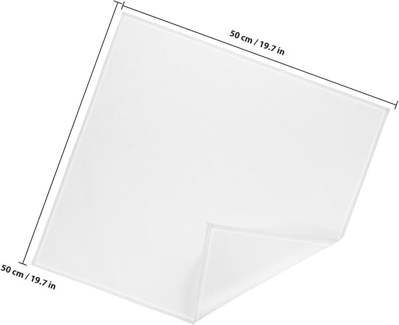 SMASOLO 5 Pack Thick Cotton Cloth Napkins White Reusable for Wedding Party Formal Dinner - Image 3