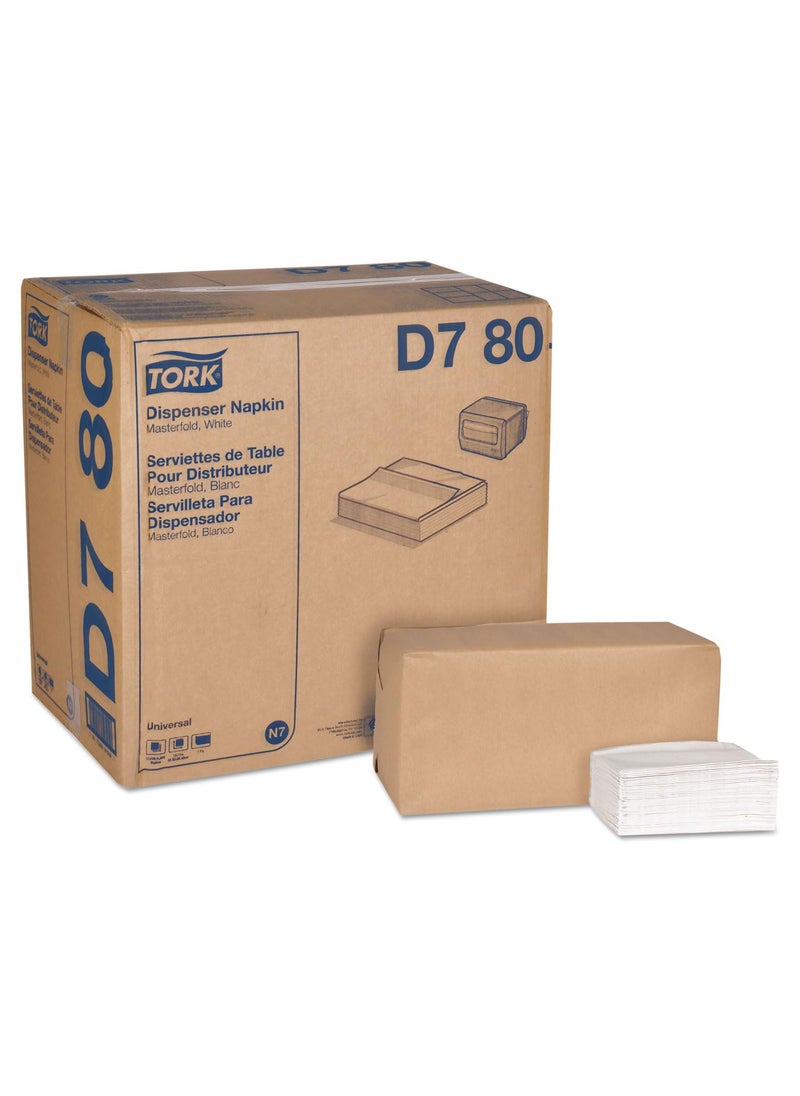 Tork Tork Universal Masterfold Dispenser Napkin D780 White 12 rolls 500 napkins  - Image 3