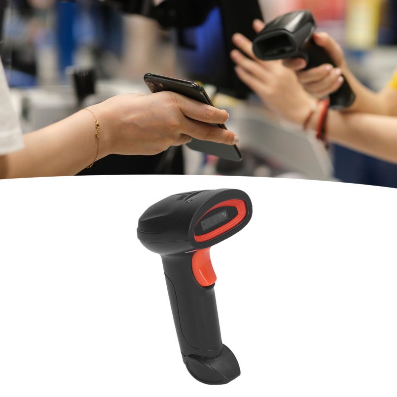 Wireless Barcode Scanner USB 2.4G and Bluetooth 1D Code Reader for Supermarket Express Warehouse - Image 5