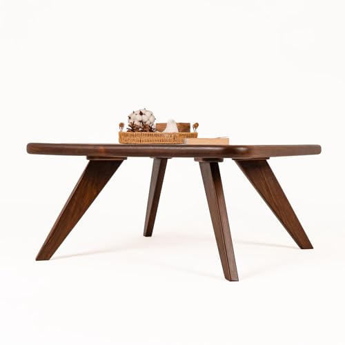 Streem Furniture Solid Wood Coffee Table for Living Room, Dining Room, Bedroom, Kitchen, Office Home Decor (Square Coffee Table, 70x70x40) - Image 4