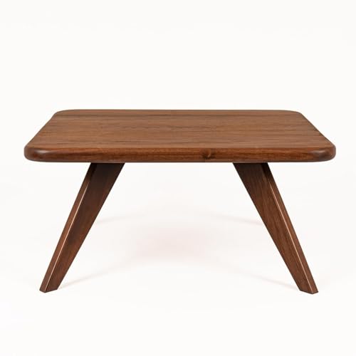 Streem Furniture Solid Wood Coffee Table for Living Room, Dining Room, Bedroom, Kitchen, Office Home Decor (Square Coffee Table, 70x70x40) - Image 3