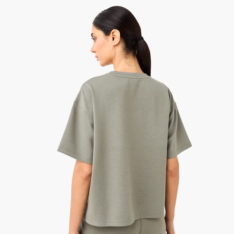 ADOT by Splash Oversized T-shirt with Side Slit