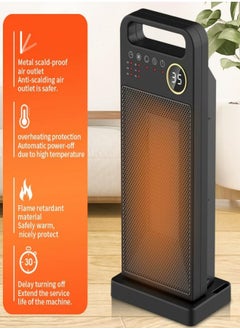 Generic 3000W PTC Ceramic Heater--Electric Room Heater |IR Remote Control|Digital Room Temperature Setting|Sensor Touch Panel  - Image 3