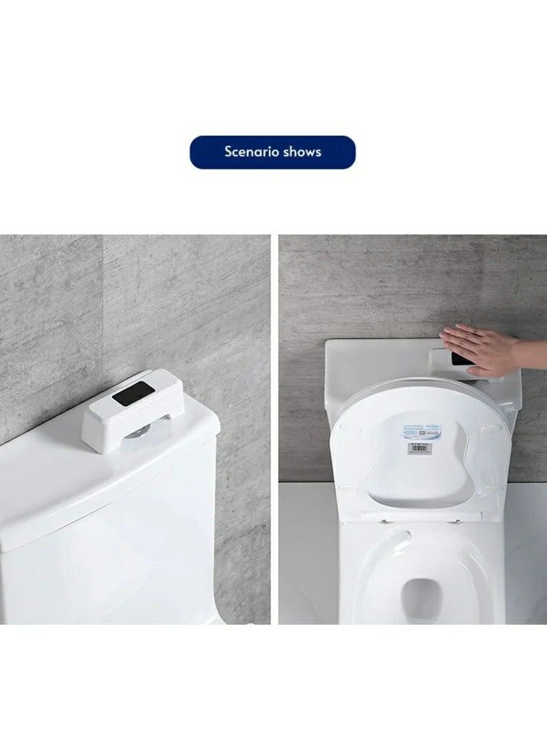 فيجن 2 جهاز فتح السيفون الأتوماتيكي ,مشغل سيفون ذكي بدون تلامس يعمل بالأشعة ,ضد المياة ببطارية شحن مانع لإنتقال العدوي والبكتريا  للمنزل والسفر,أبيض - Image 2