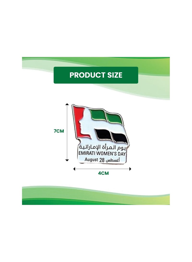 PRINTSHOP4ME Emirati Women's Day Lapel Pin Badges – Enamel Pins for Celebrating August 28th - UAE National Day Gifts for Women – Ideal for Clothing, Bags, and Accessories  - Image 4